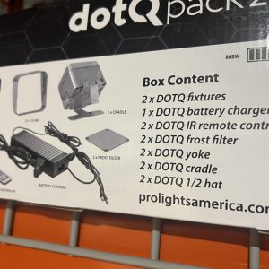ProLights DOTQ 2-Light LED Uplight Kit