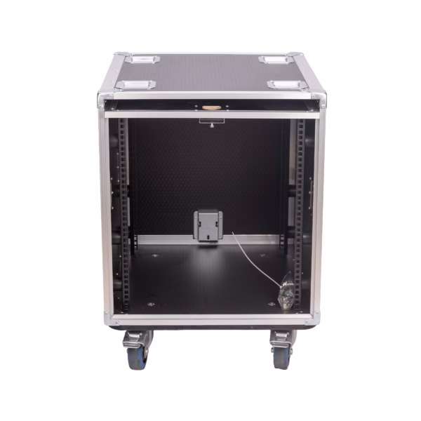 12U Rolling Slide-N-Slam Rack Case